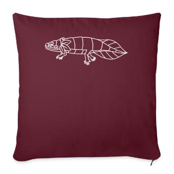Quetzalcoatl Axolotl Aztèques Maya Ancien Inca Gesc - Housse de coussin décorative 45 x 45 cm - bordeaux - Devant