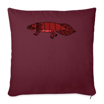 Quetzalcoatl Axolotl Aztèques Maya Ancien Inca Gesc - Housse de coussin décorative 45 x 45 cm - bordeaux - Devant