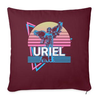 Uriel Erzengel Retro - Sofakissenbezug 45 x 45 cm - Burgunderrot - Vorne