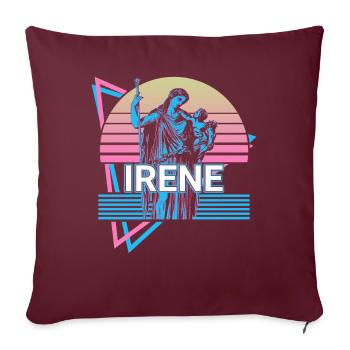 Irene Göttin Altgriechisch Griechische Mythologie - Sofakissenbezug 45 x 45 cm - Burgunderrot - Vorne