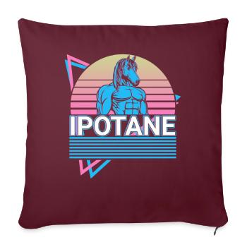 Ipotane Centaure créatures mythiques mythologie grecque - Housse de coussin décorative 45 x 45 cm - bordeaux - Devant