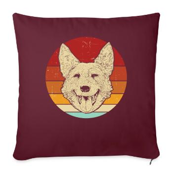Bouvier australien - Housse de coussin décorative 45 x 45 cm - bordeaux - Devant
