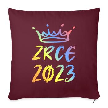 Zrce 2023 - Sofakissenbezug 45 x 45 cm - Burgunderrot - Vorne