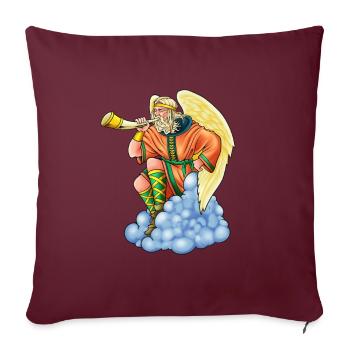 Dieu slave Stribog - Housse de coussin décorative 45 x 45 cm - bordeaux - Devant