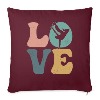 Breakdance Danse Breakdancer Hip Hop Dance - Housse de coussin décorative 45 x 45 cm - bordeaux - Devant
