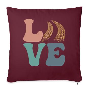 Drift, Course Automobile, Course, Drifter - Housse de coussin décorative 45 x 45 cm - bordeaux - Devant