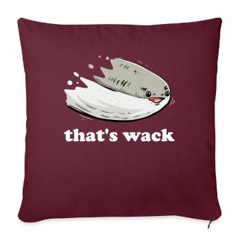 Drôle de poisson Sacabambaspi Meme - Housse de coussin décorative 45 x 45 cm - bordeaux - Devant
