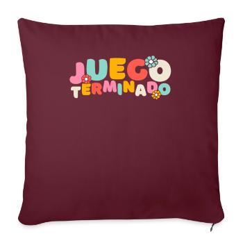 Enterrement de vie de jeune fille Jga - Housse de coussin décorative 45 x 45 cm - bordeaux - Devant