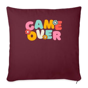 Enterrement de vie de jeune fille Jga - Housse de coussin décorative 45 x 45 cm - bordeaux - Devant