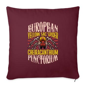 Infirmière-Dornfinger - Housse de coussin décorative 45 x 45 cm - bordeaux - Devant