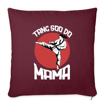 Tang Soo Do Mama - Sofakissenbezug 45 x 45 cm - Burgunderrot - Vorne