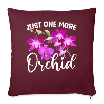 Pépinière de plantes d’intérieur amusantes - Housse de coussin décorative 45 x 45 cm - bordeaux - Devant