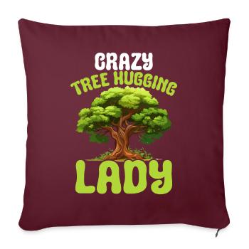 Environnementaliste et défenseur de l’environnement - Housse de coussin décorative 45 x 45 cm - bordeaux - Devant