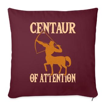 Cadeau Phoenix Centaur - Housse de coussin décorative 45 x 45 cm - bordeaux - Devant