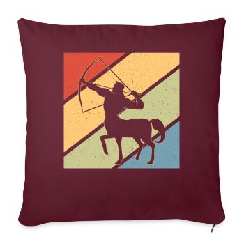 Cadeau Phoenix Centaur - Housse de coussin décorative 45 x 45 cm - bordeaux - Devant