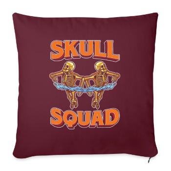 Nageurs nageurs - Housse de coussin décorative 45 x 45 cm - bordeaux - Devant