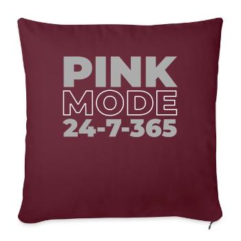 Schwesternschaft Soroitas Rosa Modus - Sofakissenbezug 45 x 45 cm - Burgunderrot - Vorne