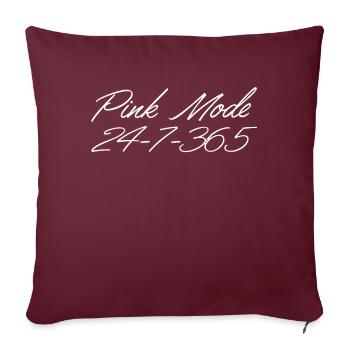 Schwesternschaft Soroitas Rosa Modus - Sofakissenbezug 45 x 45 cm - Burgunderrot - Vorne