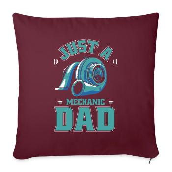 Schrauber Tuning Tuner Just A Car Tuning Dad - Housse de coussin décorative 45 x 45 cm - bordeaux - Devant