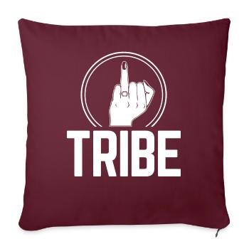 Tribe Douche nuptiale Bachelorette - Housse de coussin décorative 45 x 45 cm - bordeaux - Devant