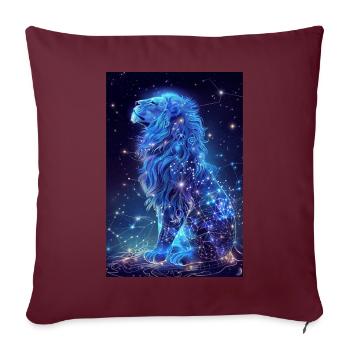 Vierge - Housse de coussin décorative 45 x 45 cm - bordeaux - Devant