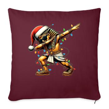 Dabbing Pharaon Roi Tut Lunettes de soleil Cute Weihnac - Housse de coussin décorative 45 x 45 cm - bordeaux - Devant