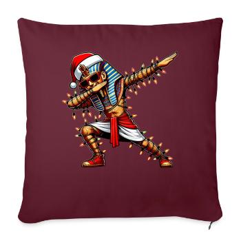 Dabbing Pharaon Roi Tut Lunettes de soleil Cute Weihnac - Housse de coussin décorative 45 x 45 cm - bordeaux - Devant