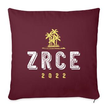 Zrce 2022 - Sofakissenbezug 45 x 45 cm - Burgunderrot - Vorne