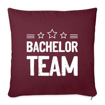 Bachelor Team Jga - Housse de coussin décorative 45 x 45 cm - bordeaux - Devant