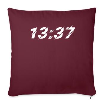 1337 élite - Housse de coussin décorative 45 x 45 cm - bordeaux - Devant