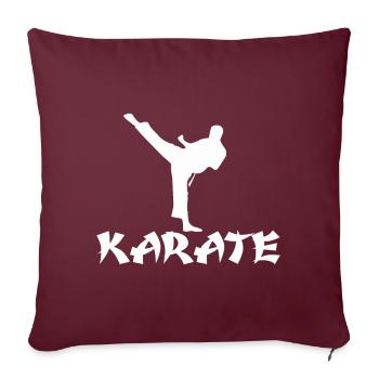 karate - Sofakissenbezug 45 x 45 cm - Burgunderrot - Vorne