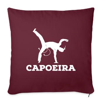 capoeira - Sofakissenbezug 45 x 45 cm - Burgunderrot - Vorne