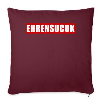 Ehrensucuk - Sofakissenbezug 45 x 45 cm - Burgunderrot - Vorne