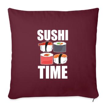 Sushi - Sofakissenbezug 45 x 45 cm - Burgunderrot - Vorne