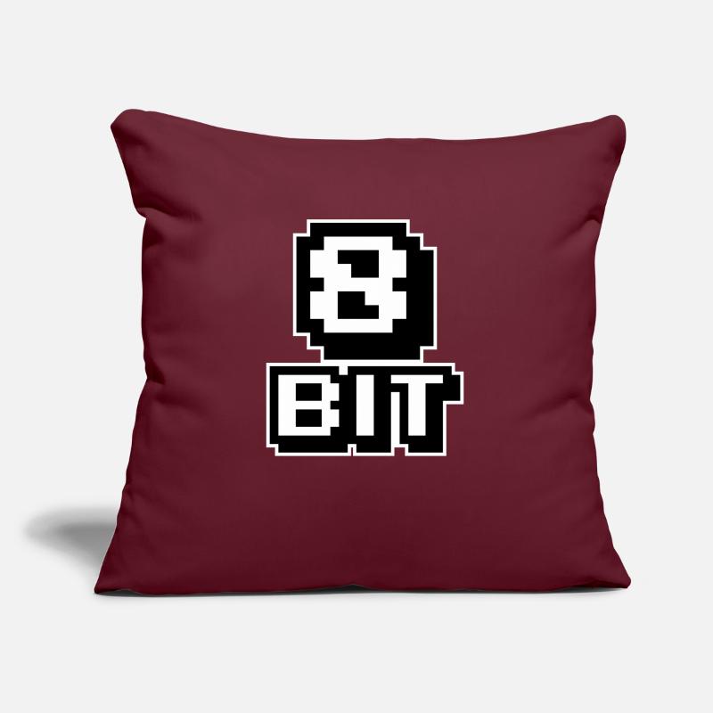 8-bit computers Sofa pillowcase 17,3'' x 17,3'' (45 x 45 cm)