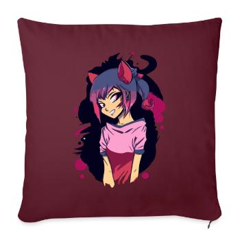 Cosplay - Sofakissenbezug 45 x 45 cm - Burgunderrot - Vorne