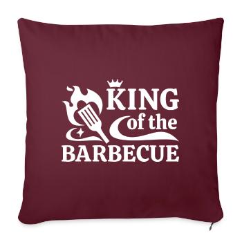 King Of The Barbecue - Sofakissenbezug 45 x 45 cm - Burgunderrot - Vorne