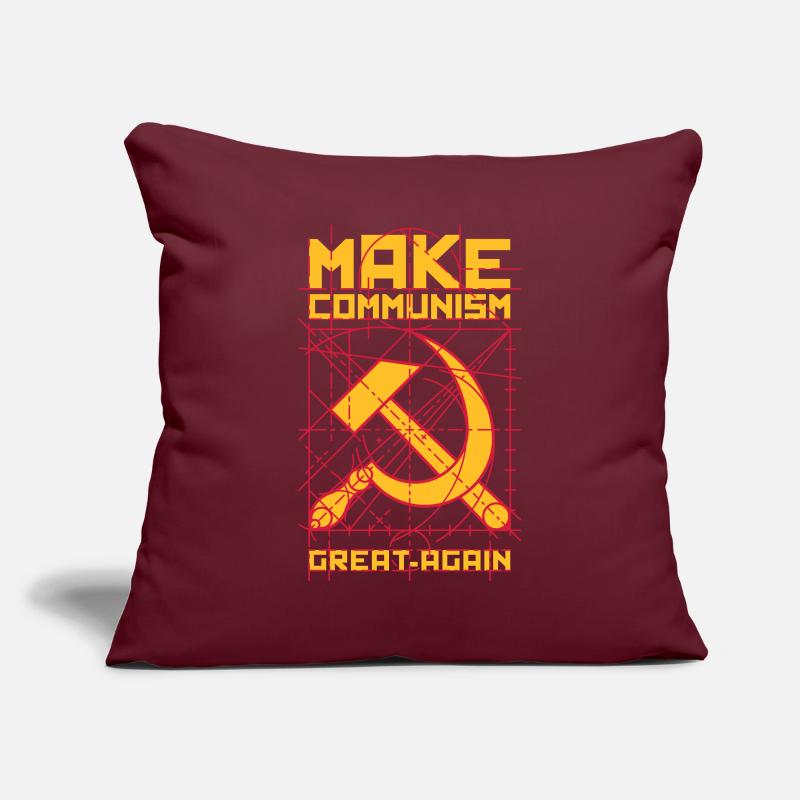 Make Communism great again Sofa pillowcase 17,3'' x 17,3'' (45 x 45 cm)
