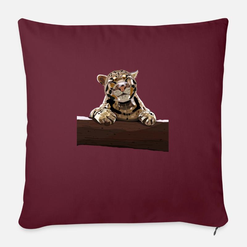 Nébuleuse - Housse de coussin décorative 45 x 45 cm - bordeaux