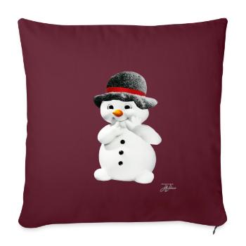 Christmas Christmas Christmas holiday season - Sofa pillowcase 17,3'' x 17,3'' (45 x 45 cm) - burgundy - Front