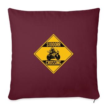 S1000RR Crossing - Sofakissenbezug 45 x 45 cm - Burgunderrot - Vorne