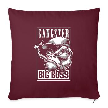 Force nature sauvage - Housse de coussin décorative 45 x 45 cm - bordeaux - Devant