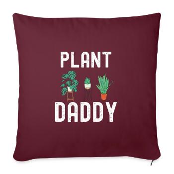 Planter - Housse de coussin décorative 45 x 45 cm - bordeaux - Devant
