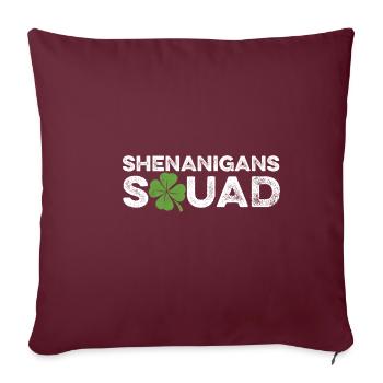 Shenanigans -Kader Gangster Gift - Sofakissenbezug 45 x 45 cm - Burgunderrot - Vorne