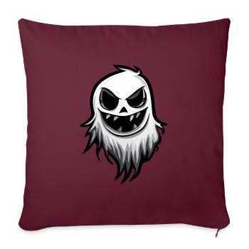 Geist Halloween Comic - Sofakissenbezug 45 x 45 cm - Burgunderrot - Vorne