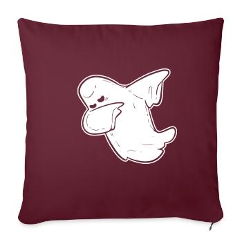 Drôle de fantôme Drôle et joker poison - Housse de coussin décorative 45 x 45 cm - bordeaux - Devant
