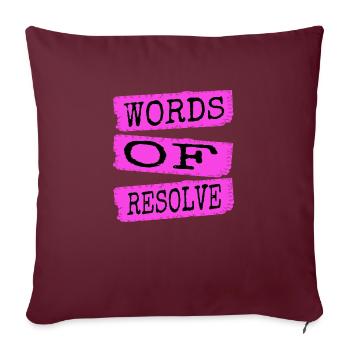 gift idea fun joke quote jokes - Sofakissenbezug 45 x 45 cm - Burgunderrot - Vorne