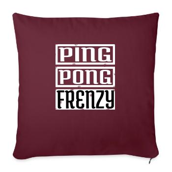 Citation drôle Racing Culture Present - Housse de coussin décorative 45 x 45 cm - bordeaux - Devant