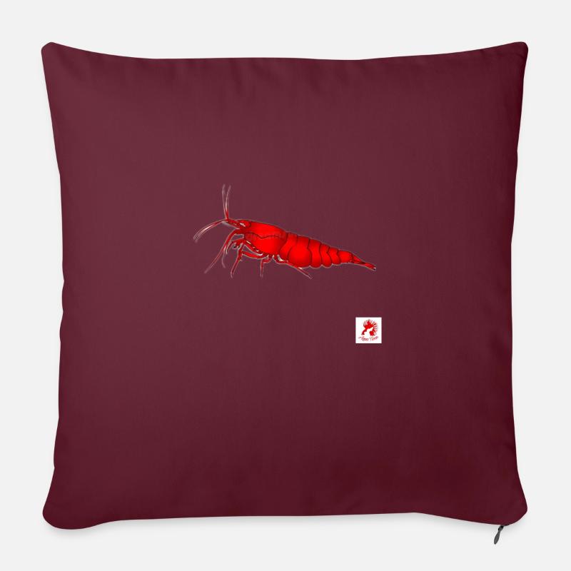 1000182176 - Sofakissenbezug 45 x 45 cm - Burgunderrot