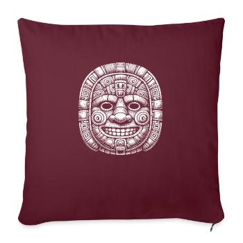 Mask - Sofa pillowcase 17,3'' x 17,3'' (45 x 45 cm) - burgundy - Front